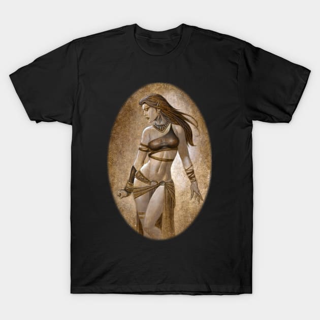 Elven Woman T-Shirt by Paul_Abrams